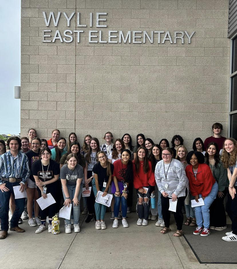 Principles of Education and Training Class Trip to Wylie East Elementary School!